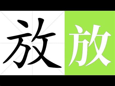 放 意思